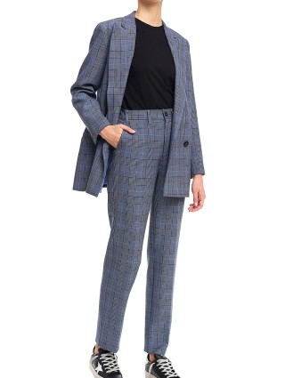 Синій піджак GANNI : фото 3 - Invogue